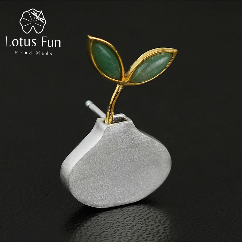 Женская Брошь Весна в воздухе Lotus Fun изящная дизайнерская брошь из натурального