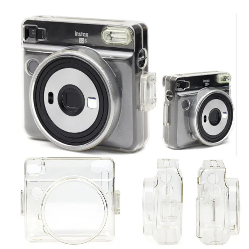 Прозрачная кристаллическая камера для FUJIFILM Instax SQUARE SQ6 Cas защитный чехол