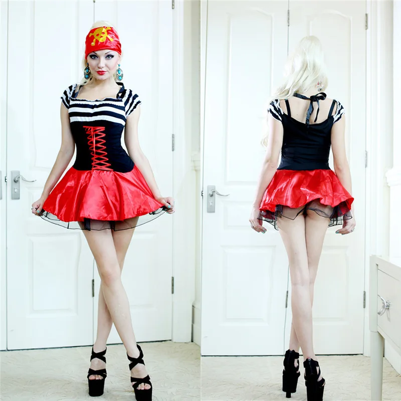 Женский костюм корсаира пирата для ролевых игр парада |