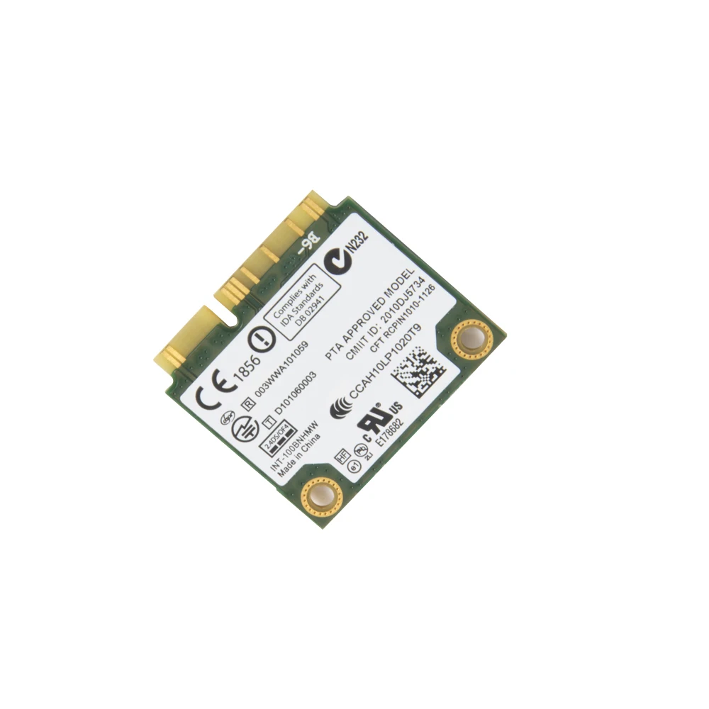 150 Мбит/с Wifi WLAN для ноутбука PCIe сетевой адаптер Intel центрино беспроводной N 100 BNHMW