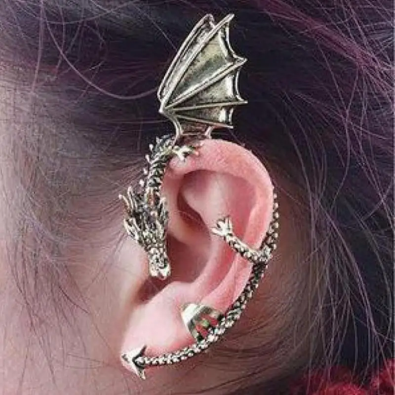 Винтажные маленькие серьги готика Рок Панк в винтажном стиле круглые