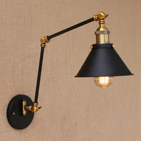 adjustable long swing arm wall light fixture edison retro vintage wall lamp loft style industrial wall sconce appliques led