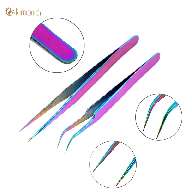 

1pcs Stainless Steel Nail Art Tweezers Symphony Straight Curved Nail Cuticle Remover Trimming Nail Art Makeup Eyelash Tools