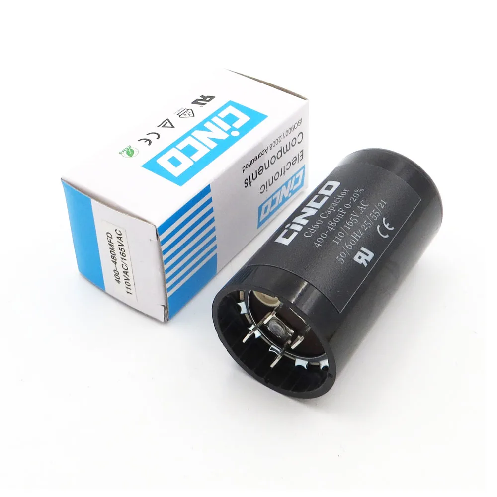 400 480MF 110V 125V 165V CD60 пусковые конденсаторы двигателя Электрический двигатель 480 Mfd uF