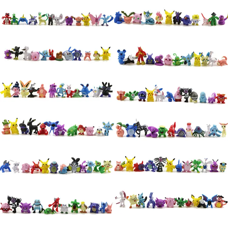 24 шт./компл. измерений в пределах 2-3 см Pokeball фигурку мини Пикачу; Чаризард карман модель монстра игрушки Brinquedos Коллекция аниме детские игрушки куклы