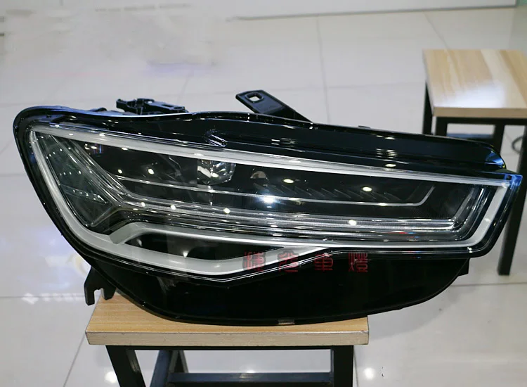 Стайлинга автомобилей Фара для Audi A6L A6 2012- Фары для автомобиля светодиодные фары DRL дневные Бег света Би- ксеноновые линзы HID