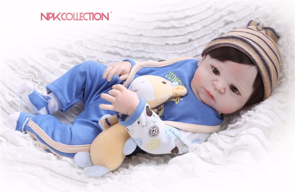 Npkколлекционная кукла нового дизайна полностью силиконовая Реалистичная Bebes Reborn
