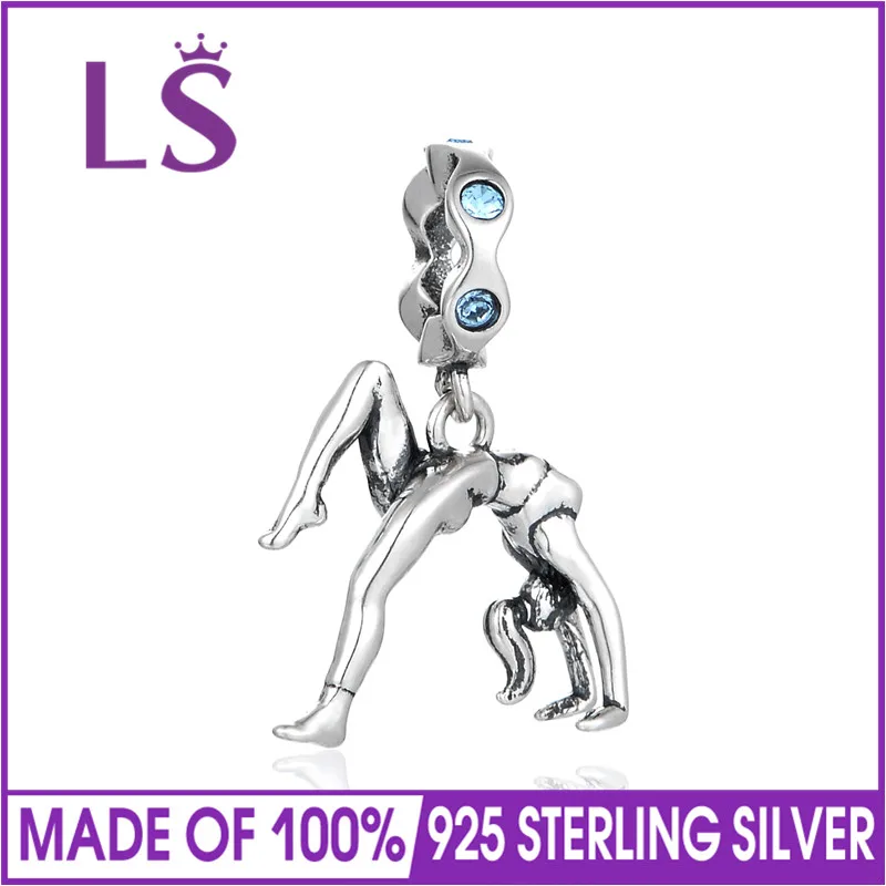 LS Fashion 925 Sterling Silver Sports Charms&ampBeads Fit Original Necklace Bracelet Pendant DIY Jewelry Making | Украшения и