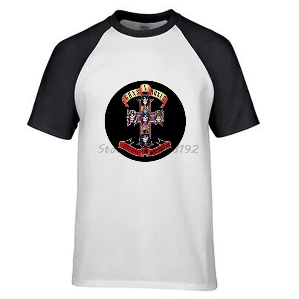 Мужская футболка Guns N Roses аппетит хлопковая брендовая модная мужская Футболка