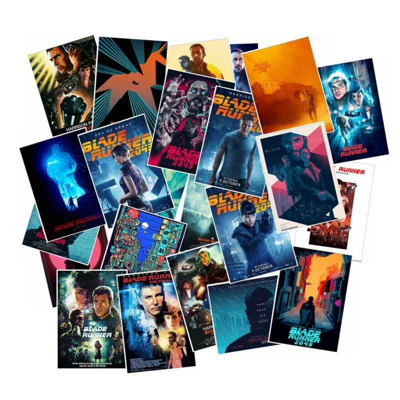 25 шт. лезвие бегун 2049 DIY стикер s для детей игрушки классический фильм водонепроницаемый стикер для чемодана ноутбука наклейки на холодильник