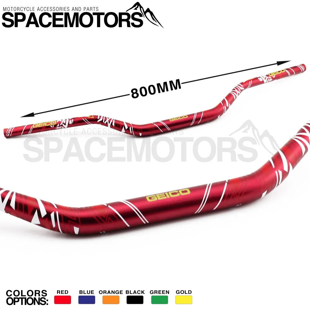 Руль для мотоцикла Red fox fat 28 мм 1 1/8 дюйма fmx motard supermoto ttr250 XR XRF CR mrcrf 80 125 230 250 400 600|handlebar