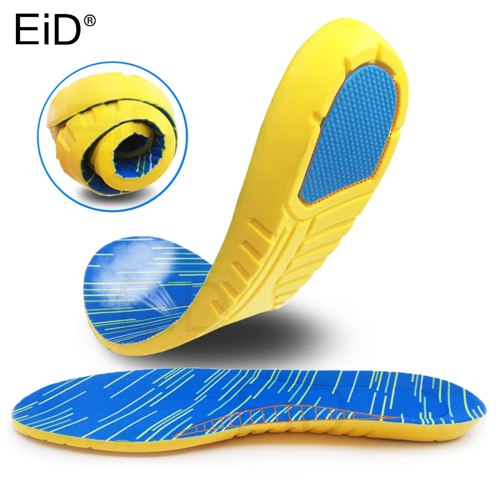 

PU Silicone Shoe Insoles for Plantar Fasciitis Heel Spur Soft Running Sport Insoles Shock Absorption Pads arch orthopedic insole