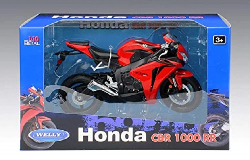 Welly 1:10 Honda CBR1000RR литая модель мотоцикла, велосипеда, новая игрушка в коробке, красный от AliExpress WW