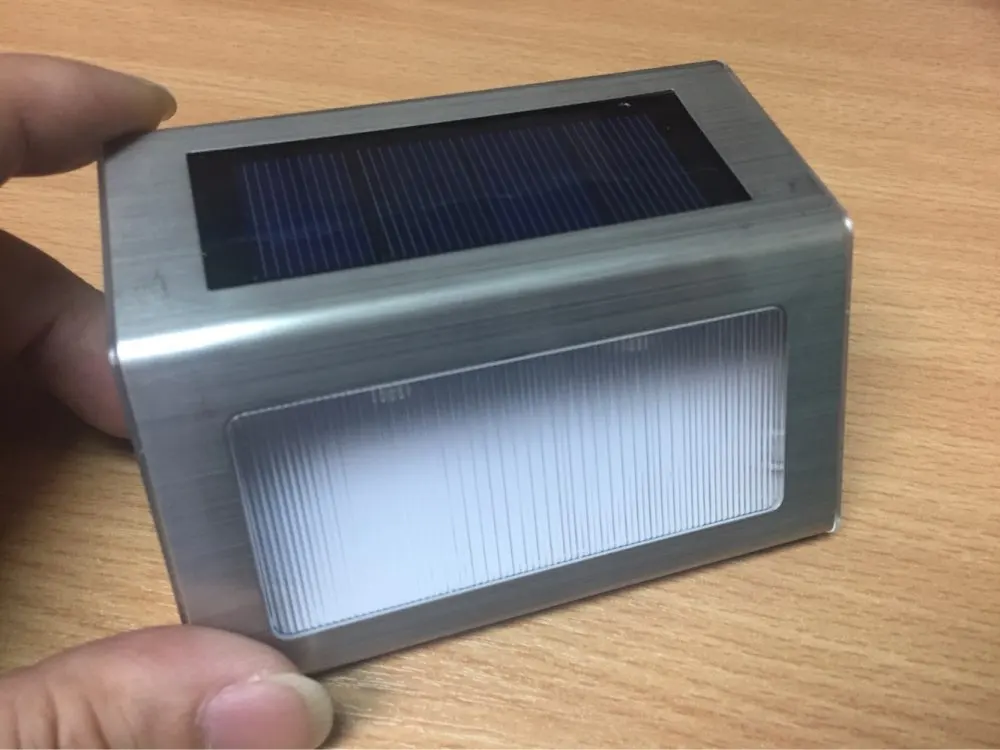 Солнечная энергия 3 светодиодный s наружный водонепроницаемый садовый путь