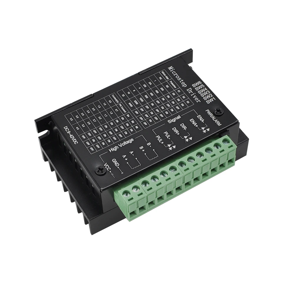 TB6600 драйвер двигателя постоянного тока 9-42 в CNC контроллер привода для 42/57