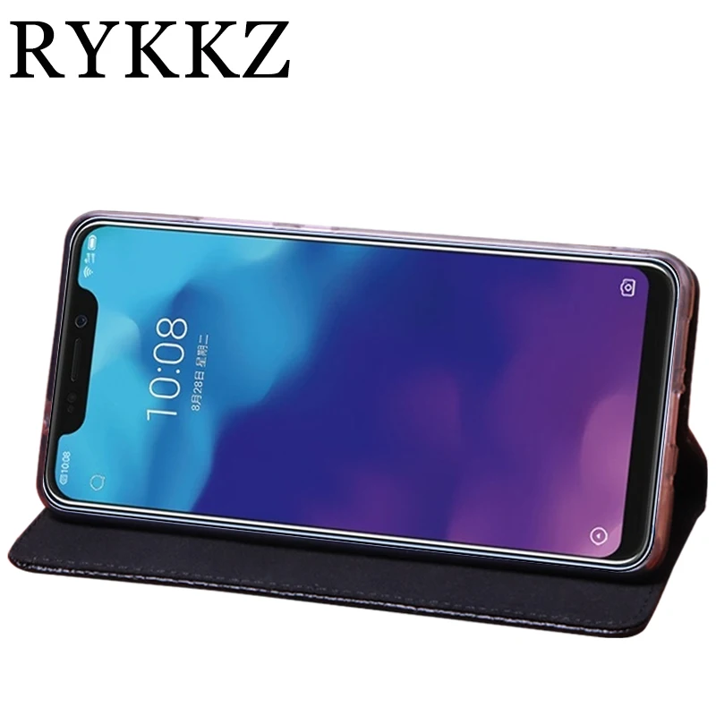 Роскошный кожаный чехол-книжка RYKKZ для zte AXON 9 Pro, чехол-подставка для мобильного телефона zte AXON 9 Pro Max, кожаный чехол для телефона