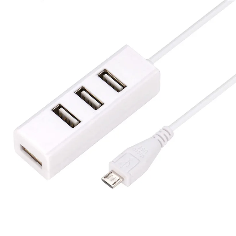 OMESHIN USB концентратор Белый Micro к 4 портам OTG для Raspberry Zero td0213 Прямая поставка|4 port otg|usb