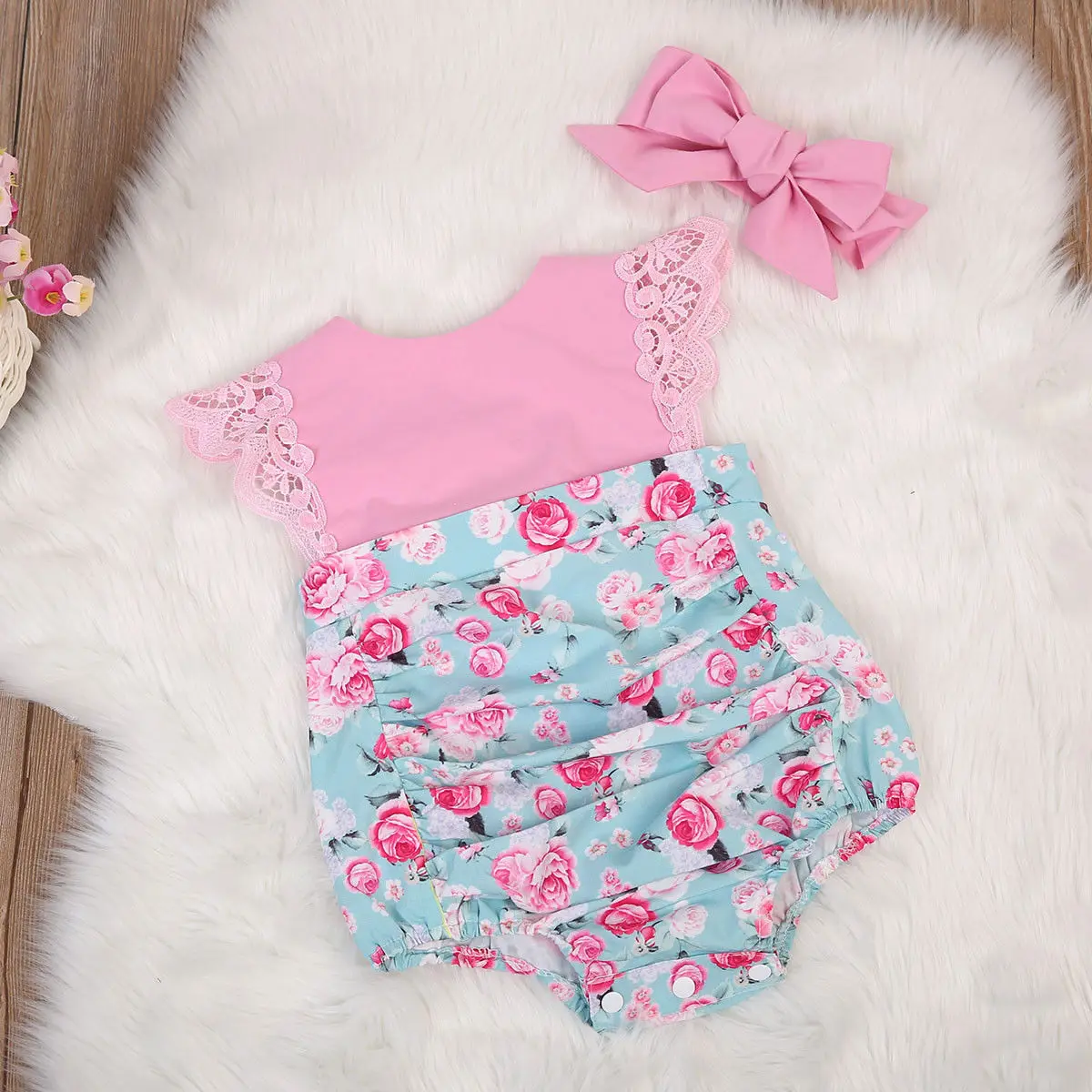 Кружевной комбинезон без рукавов для маленьких девочек красивая летняя одежда