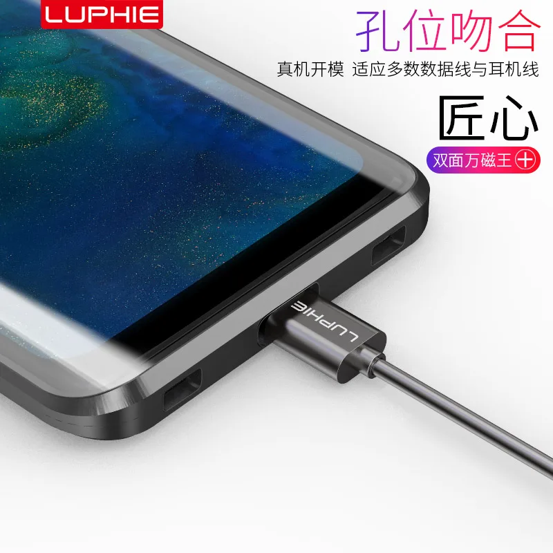 Magnetic 360 Full Body Protective Metal Case For Huawei Mate20 Pro Mate 20 Shockproof Back Cover All Free Shipping |