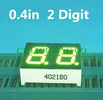 0 4 дюйма Зеленый светодиодный дисплей 7-сегментный общий катод 3-битная цифровая