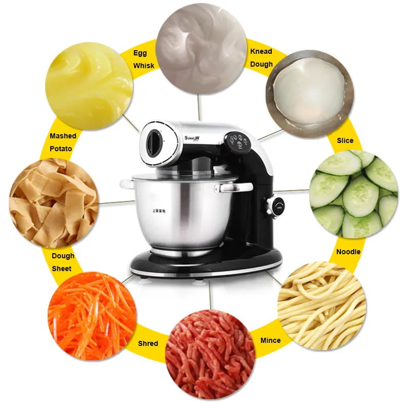 Многофункциональный миксер бытовой для теста мяса устройство разминания машина
