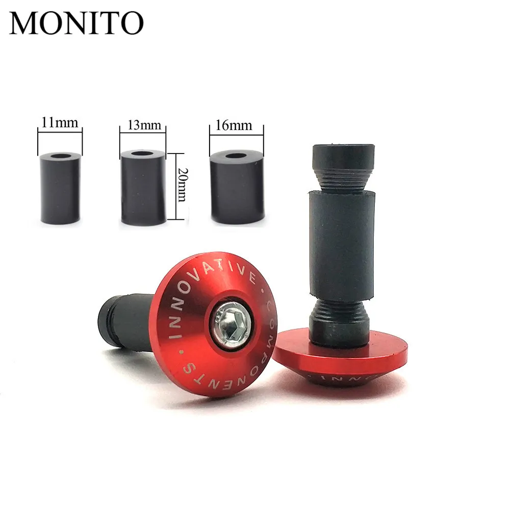 Universal Motorcycle Handle Ends Bar motocross Handlebars Grips For YAMAHA YZF R1 R3 R25 R125 R6 XJR1300 FJR1300 Honda CBR 600 | Автомобили