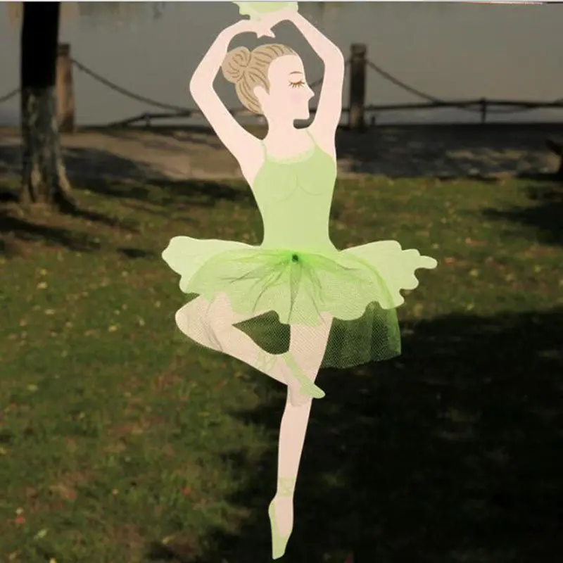 Ballet Girls Paper Flag Banner Princess Girl Flags Baby Shower Adults Birthday Party Decoration Supplies DIY | Дом и сад
