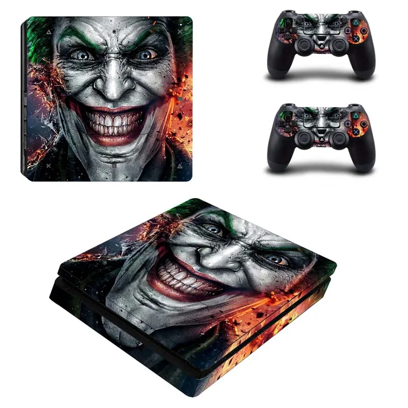 Джокер PS4 тонкий стикер наклейка для Sony PlayStation 4 тонкая консоль и 2 контроллера