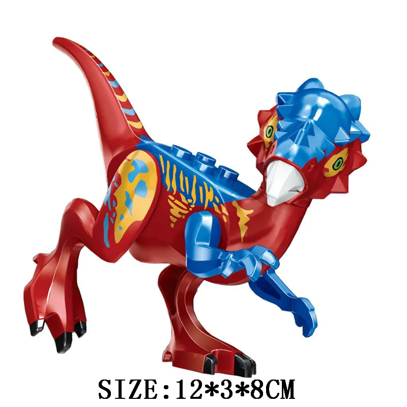 Одна распродажа Парк Юрского периода динозавр Stygimoloch Дино Раптор строительные