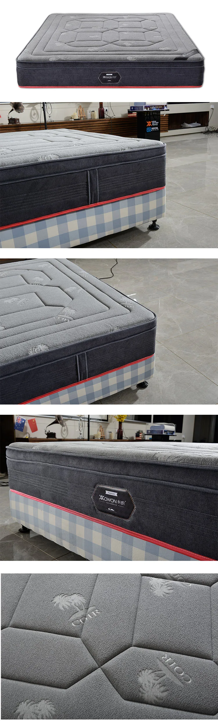 Мягкий комфортный матрас из пены памяти King queen size