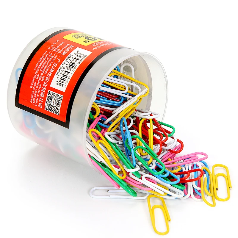 Красочные металлические скрепки для бумаги зажим 150/200 шт. примечания секретные