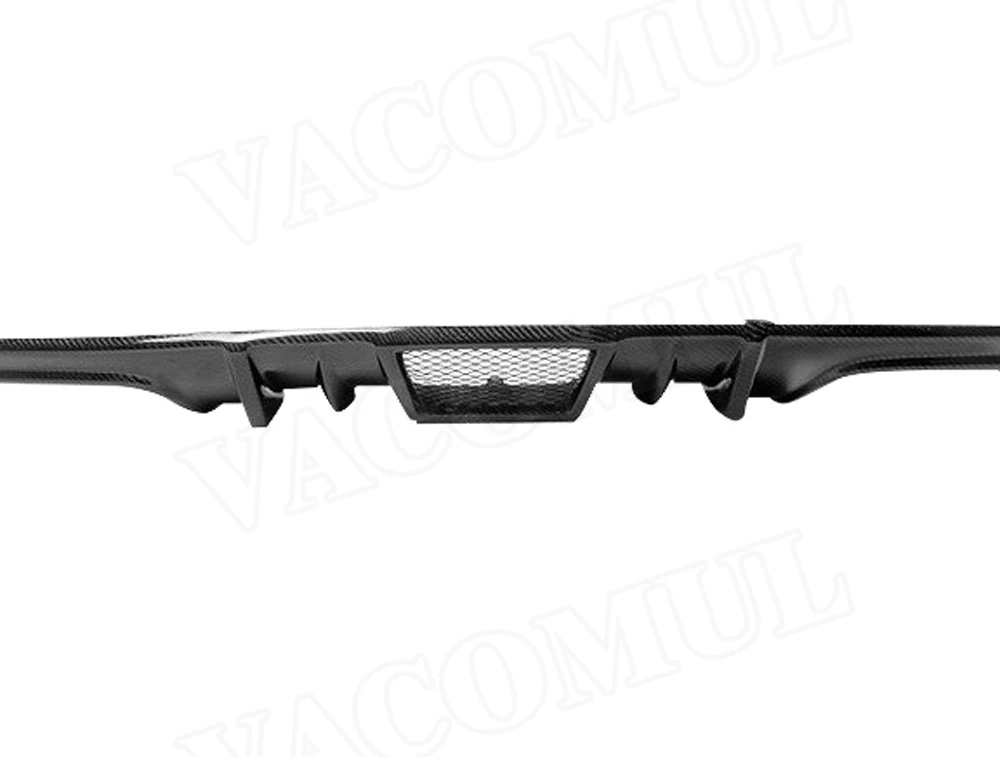 W204 C63 углеродного волокна задний диффузор губ спойлер для Mercedes Benz C Class W204 C63 AMG 2008 2009 2010 2011 V Стиль бампер