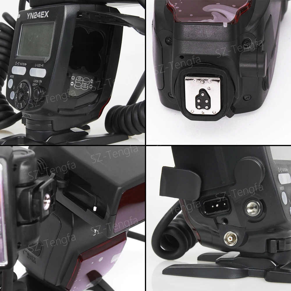 YONGNUO YN-24EX Макросъемка Speedlite Macro Twin Lite ttl вспышка для Canon Макросъемка/Макросъемка