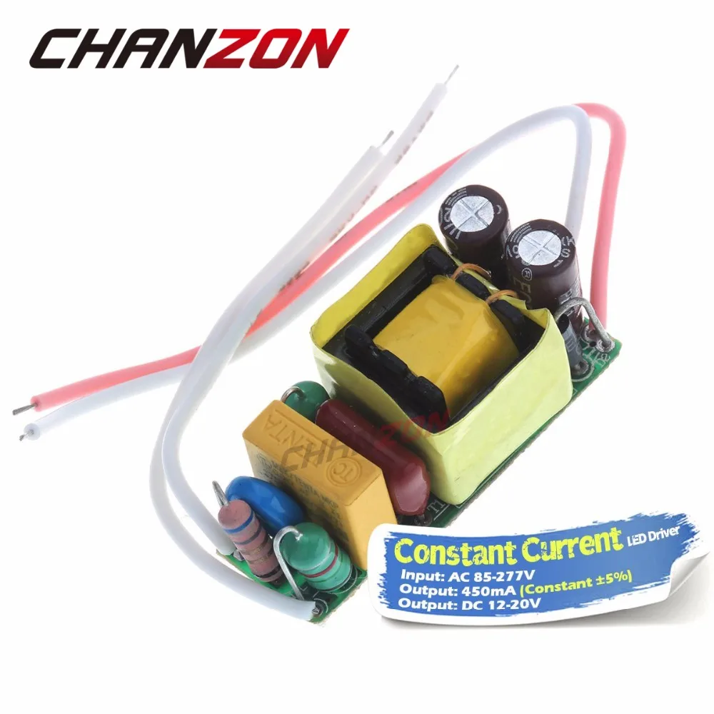 С драйвером постоянного тока для светодиода 450mA 4 6X2W DC12 20V AC100 240V печатная плата