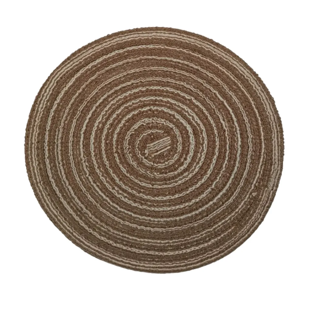 Теплоизоляция шикарная ручная ткань мраморный кофе коврик для посуды