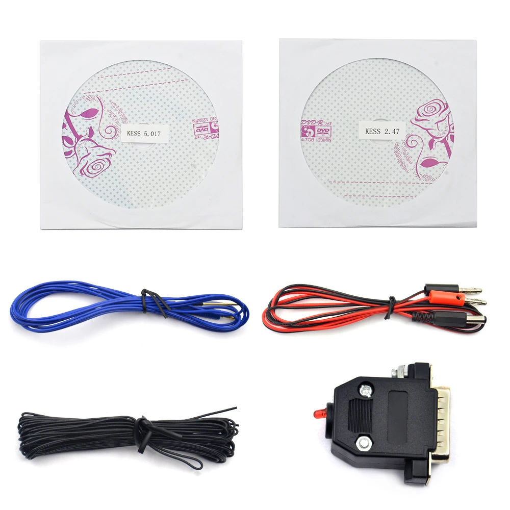 Новейший онлайн V2.47 EU красный Kess V5.017 OBD2 менеджер Тюнинг Комплект KTAG V7.020 4 светодиодный Kess V2 5,017 ECU программист неограниченный