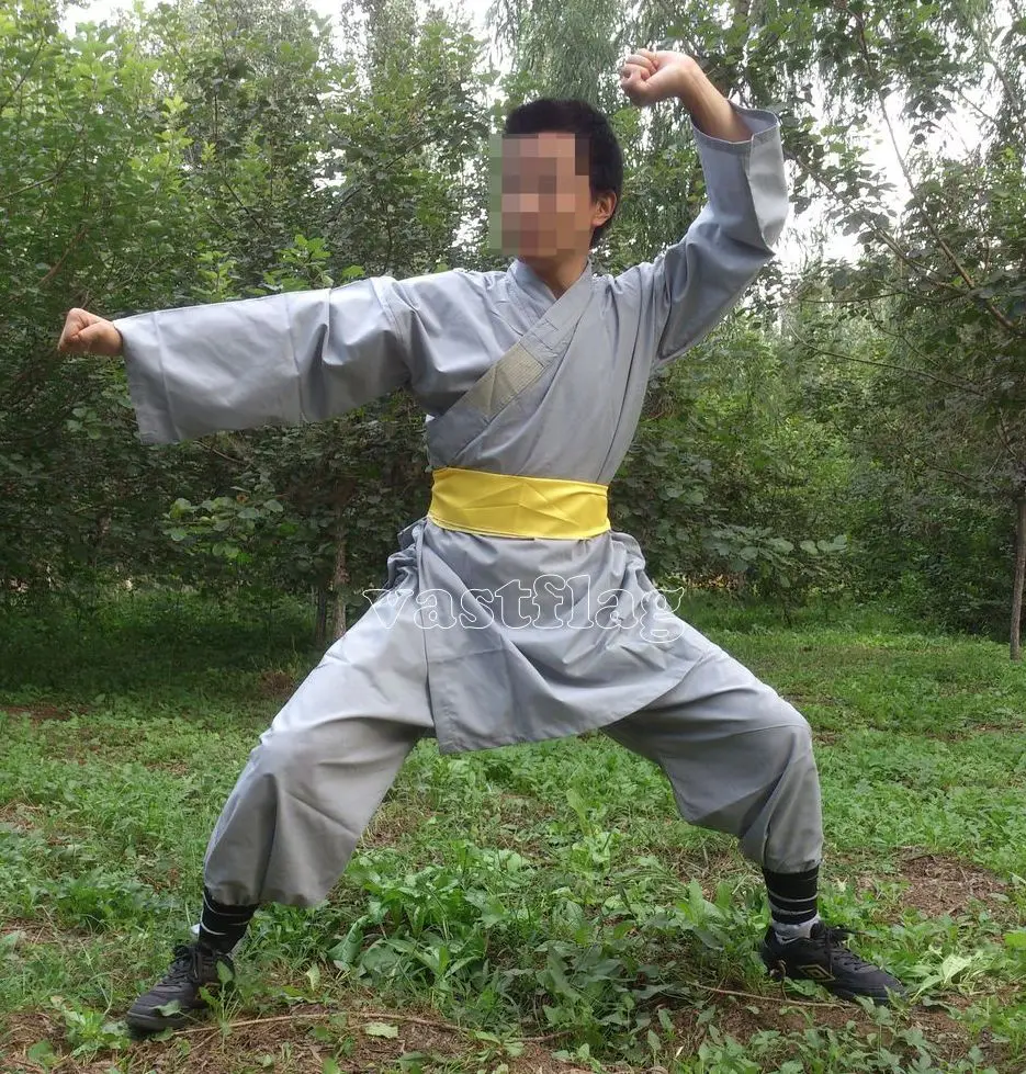 Хлопковые буддийские костюмы унисекс shaolin одежда монахов wing chun kung fu Костюмы