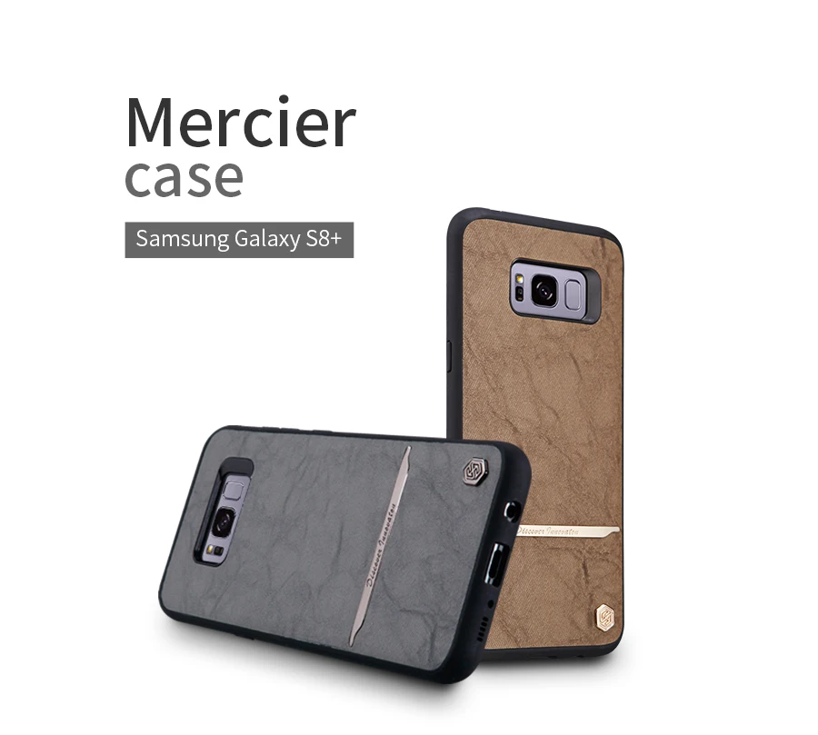 20 шт. мерсье s8 + case nillkin классический pu кожи пк жесткий задняя крышка телефона