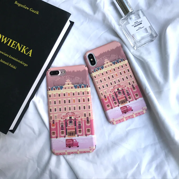 Модный чехол Wes Grand Budapest для Apple iPhone 7 Plus 6 S X Жесткий телефона из ПК Fundas Capa Coque |