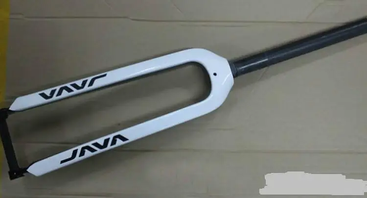 Быстрый бесплатный доставка Конические 3 К Черный полный carbon fork mtb/углерода вилка