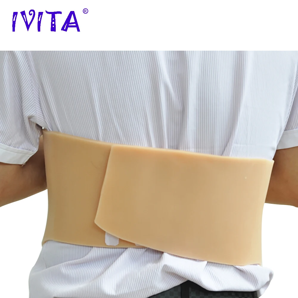 IVITA 2400 г силиконовая Трансвестит из искусственного силикона для беременных 5 7