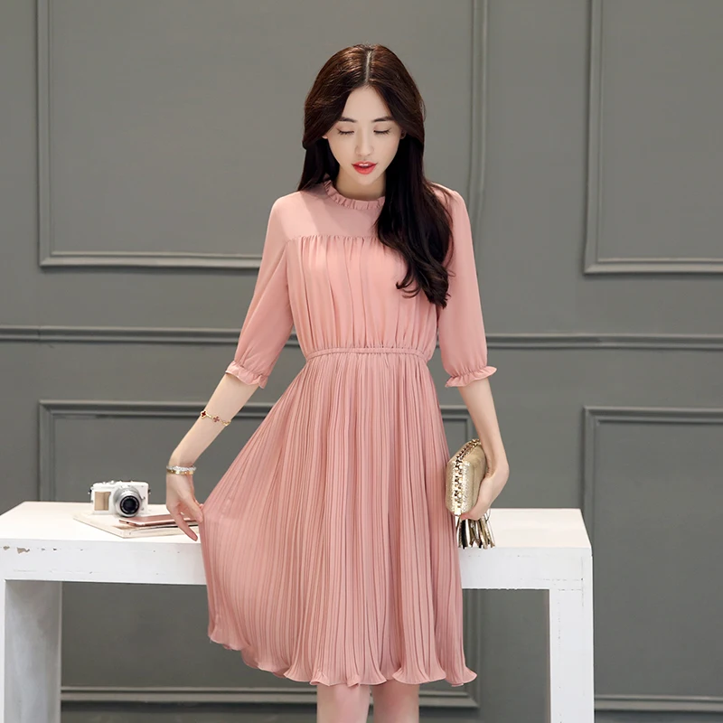 S ~ 5XL 2017 новая мода лето плюс размер женские платья элегантные свободные