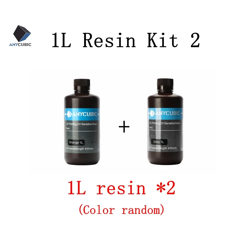 1L resin kit 2 ANYCUBIC 3d принтер материал 1Л 405нм смоляный комплект Фотон 3d принтер чувствительный нормальный жидкий ЖК 3D печатный материал - Цвет: 1L resin kit 2