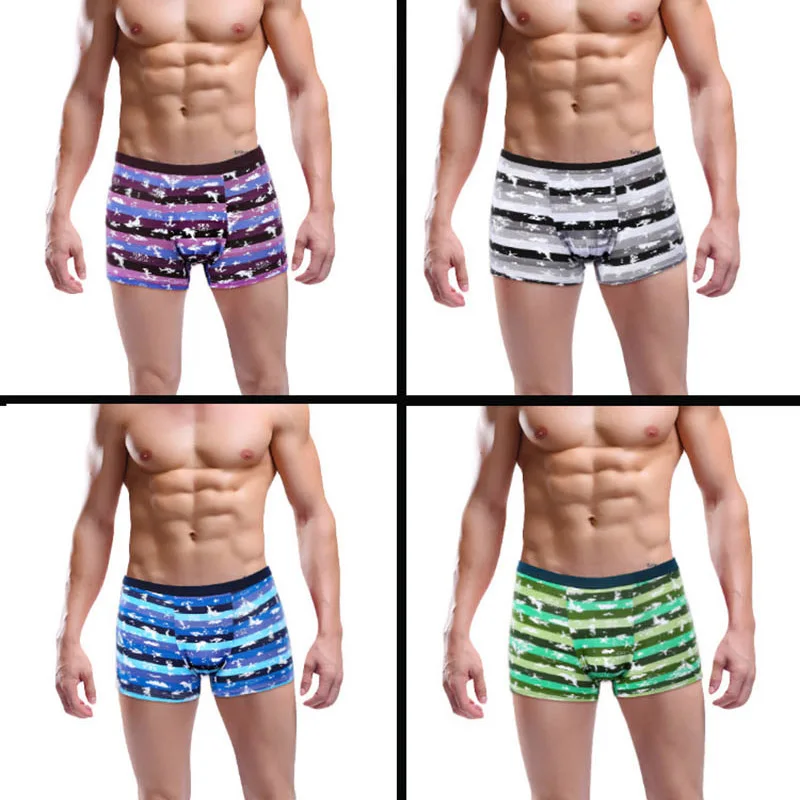 4 шт./комплект мужские трусы боксеры с принтом|brand underpants|underpants brandboxer underwear men |
