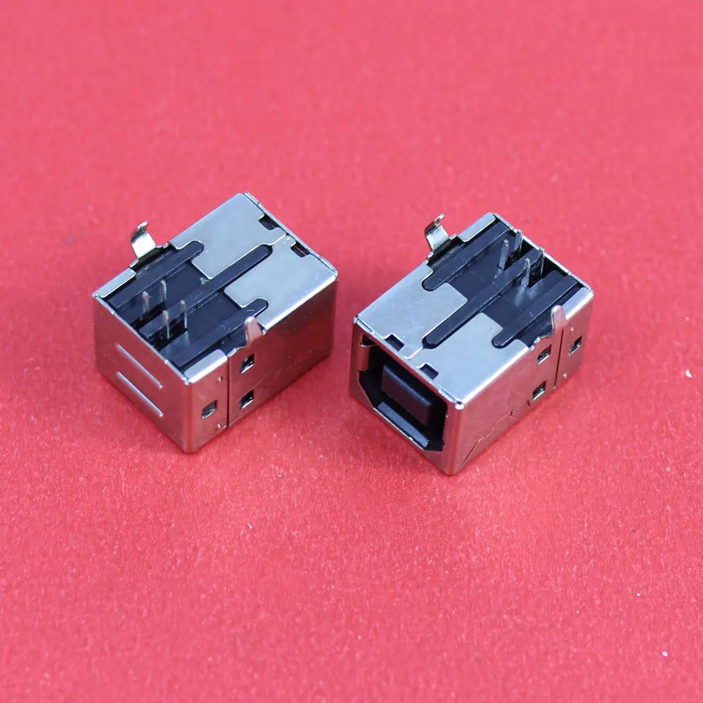 ChengHaoRan 1 шт. монтаж печатной платы 90 градусов 4 Pin USB 2 0 Тип B гнездовой разъем цвета