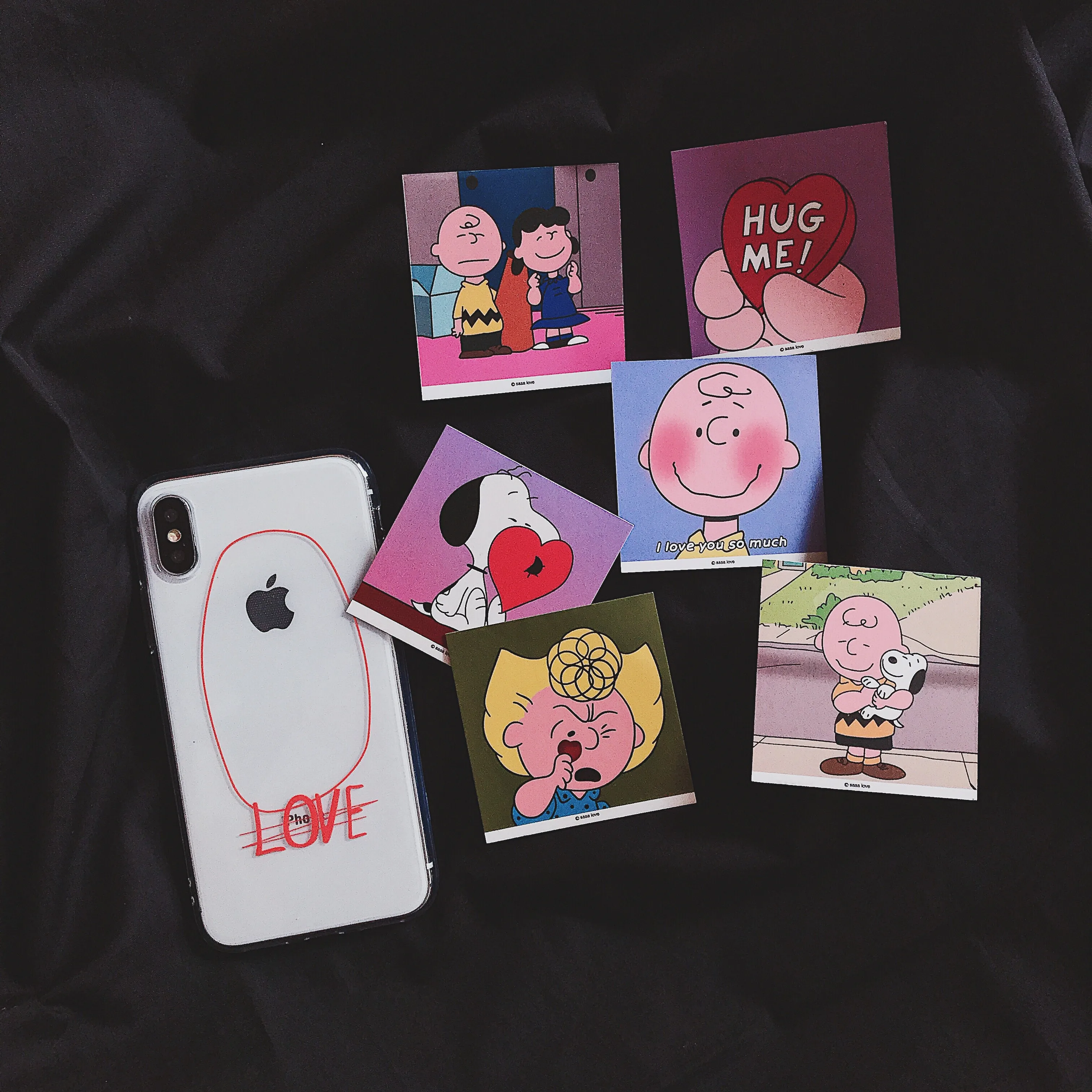 Мультяшный силиконовый чехол для телефона iphone 6 6S Plus X XS MAX милые маленькие карты XR