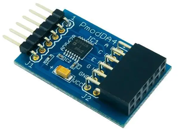 

410-245P-KIT PmodDA4-восемь 12-битных выходов D/A