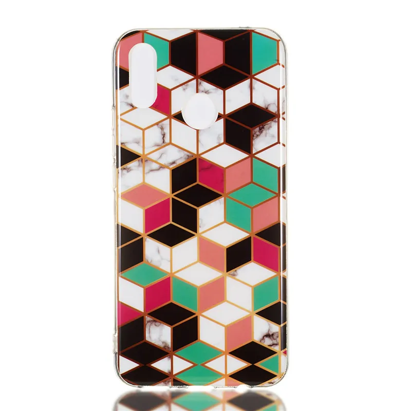 Nova 3i Soft TPU Case on For Coque Huawei P Smart Plus Silicone Marble Cover Phone Cases Capa |