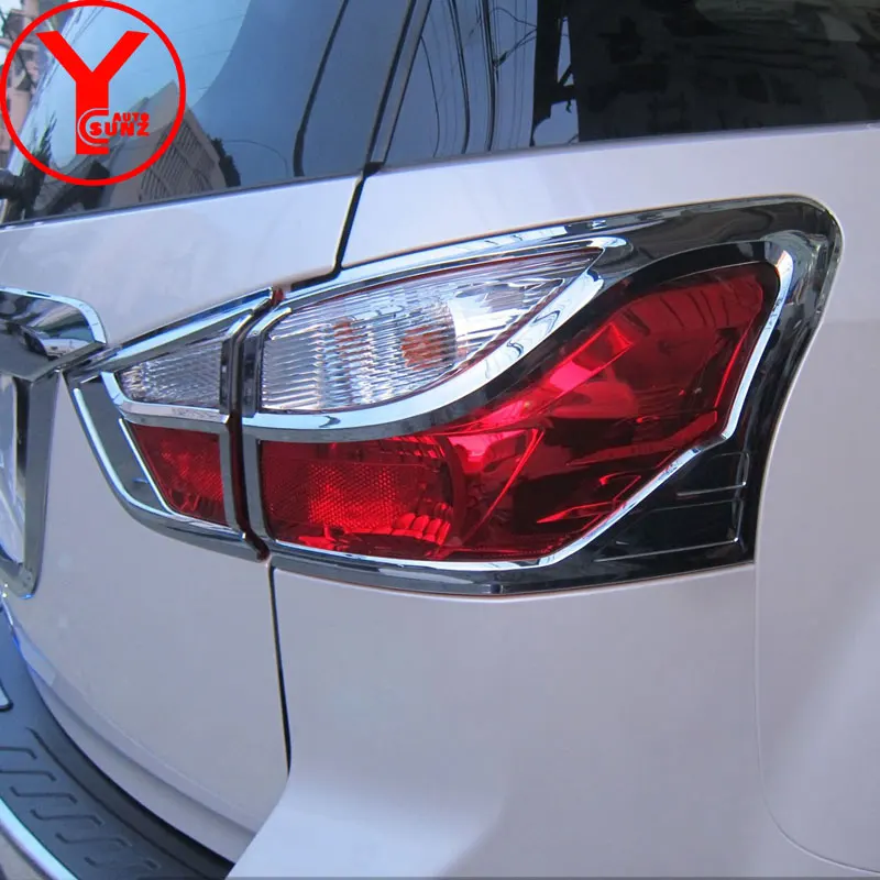 Чехол для задних фар ISUZU MU X 2014 2015 2016 АБС пластик хромированные автозапчасти
