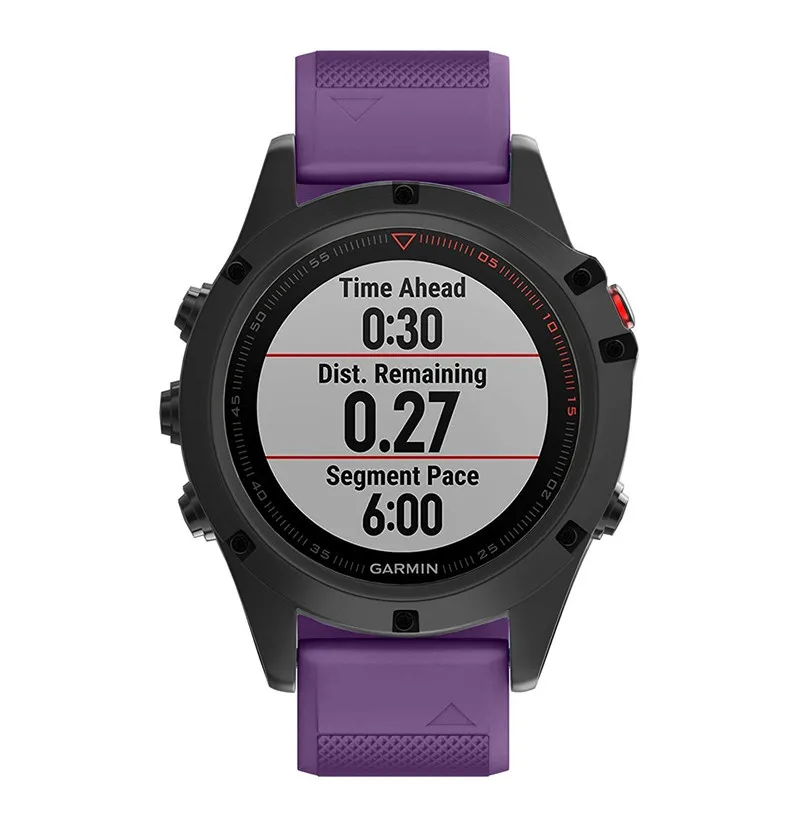 TORQUILA 26 мм силиконовый ремешок для Garmin Fenix 6X/6X Pro/5X/5X Plus/3/3HR легкий мягкий